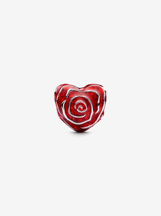 Rose Heart Charm