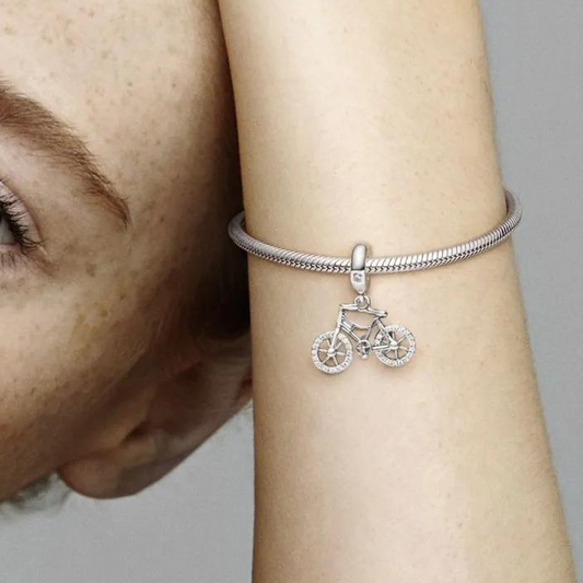 Sparkling Bicycle Charm