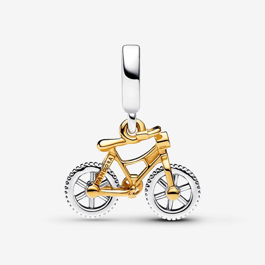 Spinning Wheels Bicycle Charm