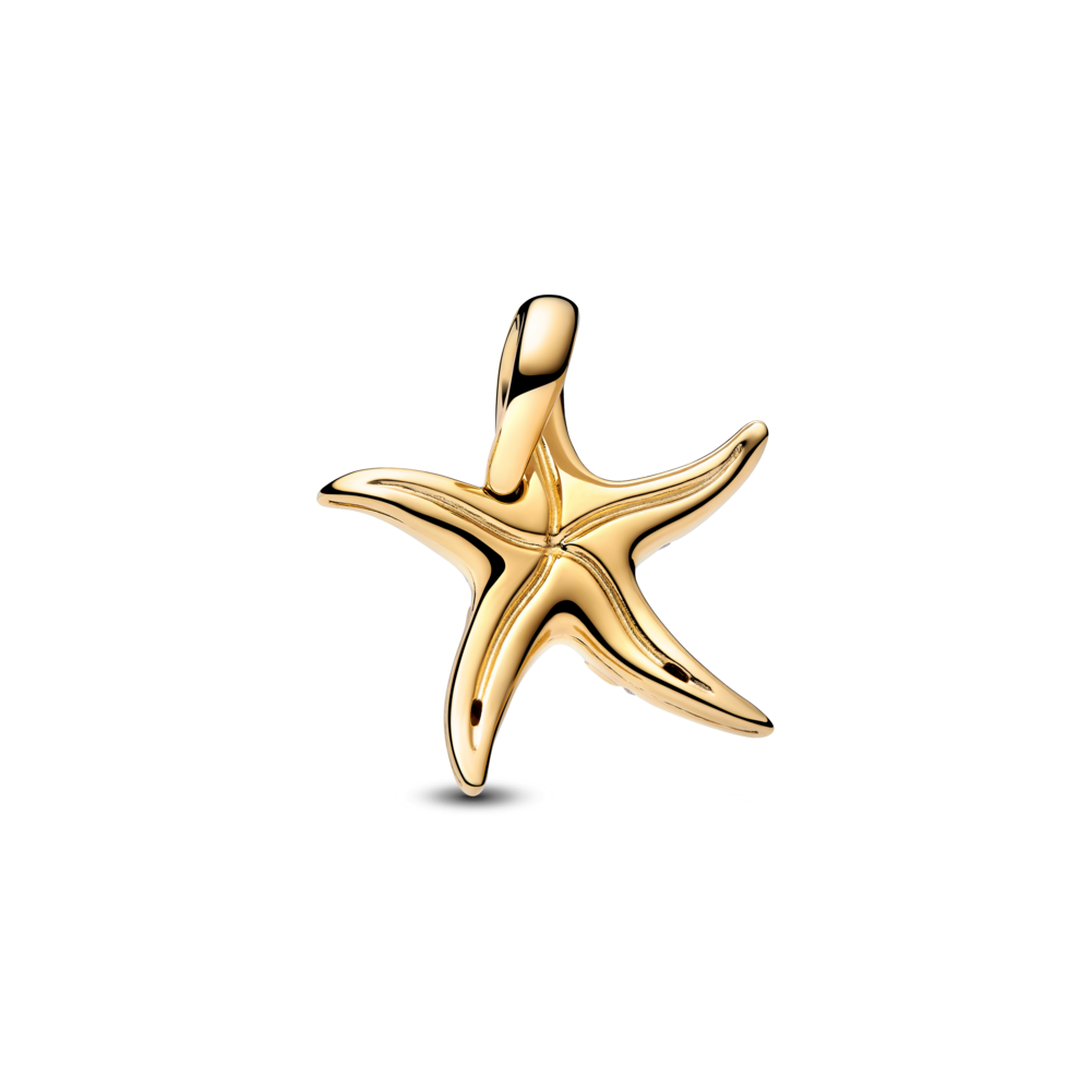 Sparkling Blue Starfish Dangle Charm