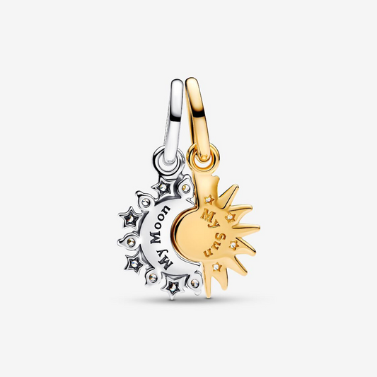 Splittable Sun & Moon Charm