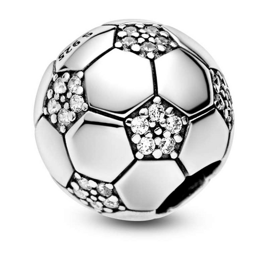 Sparkling Football Charm