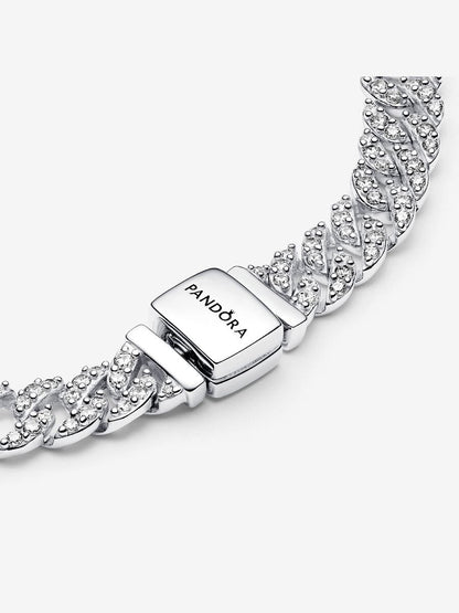 Timeless Pavé Cuban Chain Bracelet