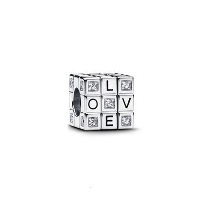 Moveable Love Toy Cube Charm