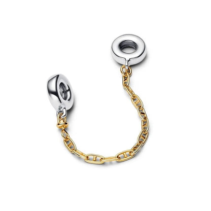 Silver and Gold Safety Chain