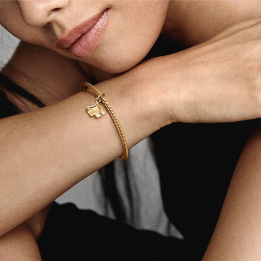 Gold Leaf Charm