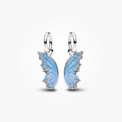 Splittable Blue Butterfly Dangle Charm
