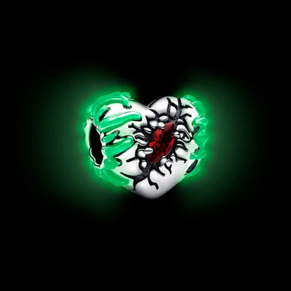 Project Red heart Glow in The Dark charm
