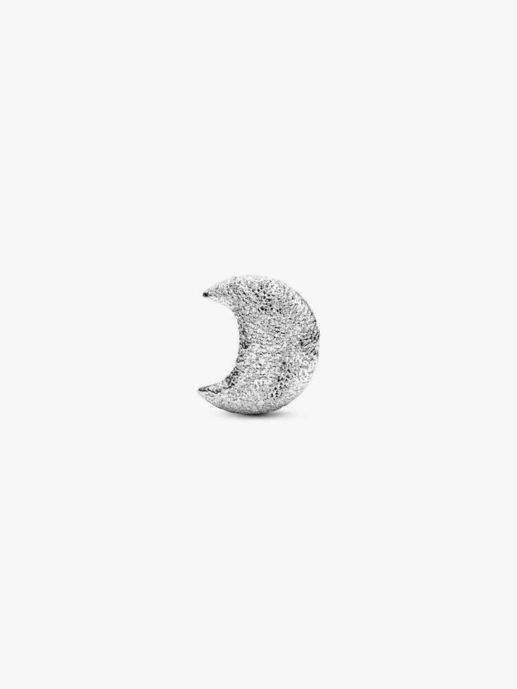 Textured Moon Charm