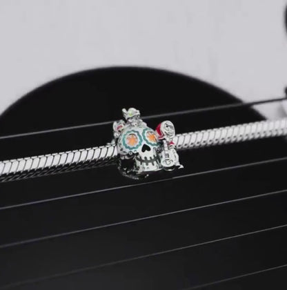 Pixar Coco Miguel & Dante Skull Glow in the dark Charm