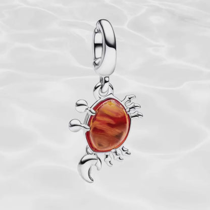 Little Mermaid Crab Charm