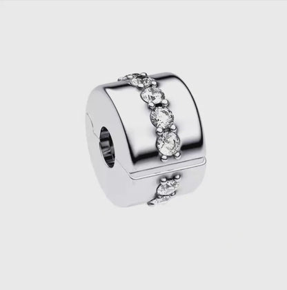 White Stone Clip