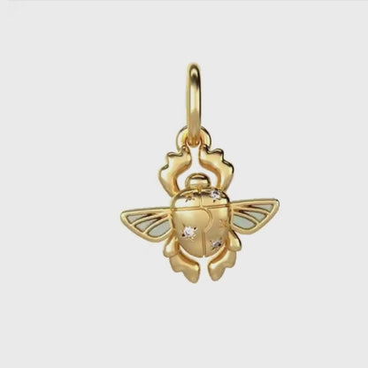 Aladdin Gold Beetle Charm