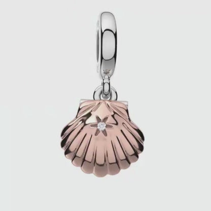 Seashell & Pearl Charm