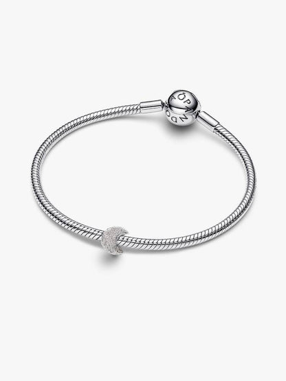 Textured Moon Charm