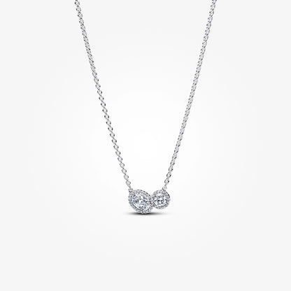 Embracing Halo Necklace