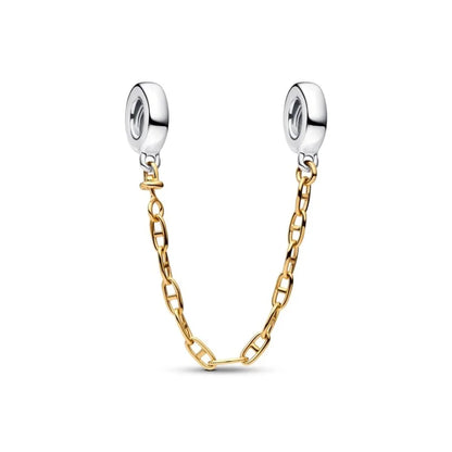 Silver and Gold Safety Chain