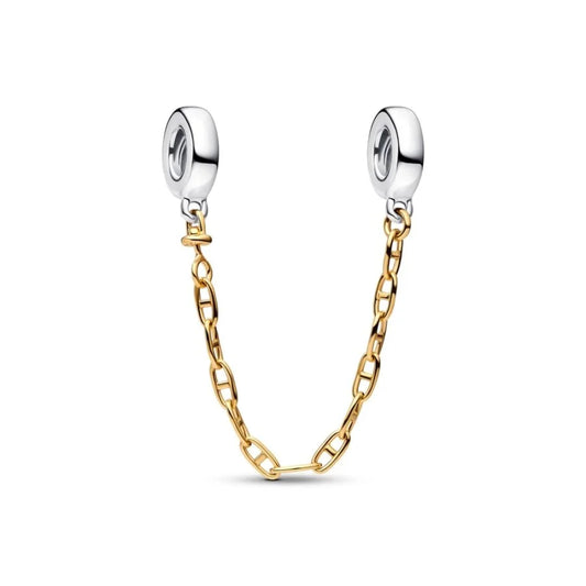 Silver and Gold Safety Chain