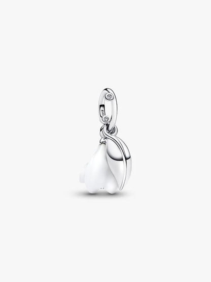 Snowdrop Flower Dangle Charm