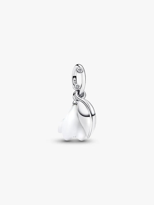 Snowdrop Flower Dangle Charm