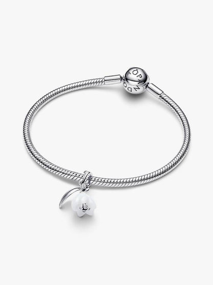 Snowdrop Flower Dangle Charm