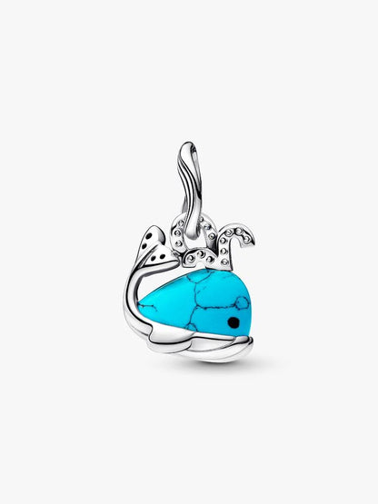 Turquoise Whale Dangle Charm