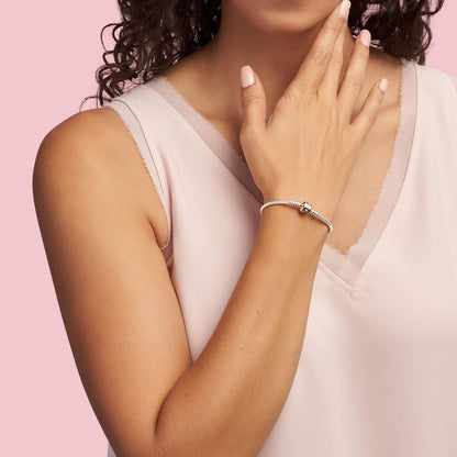 Moments 14k Gold-Plated Cylinder Clasp Snake Chain Bracelet